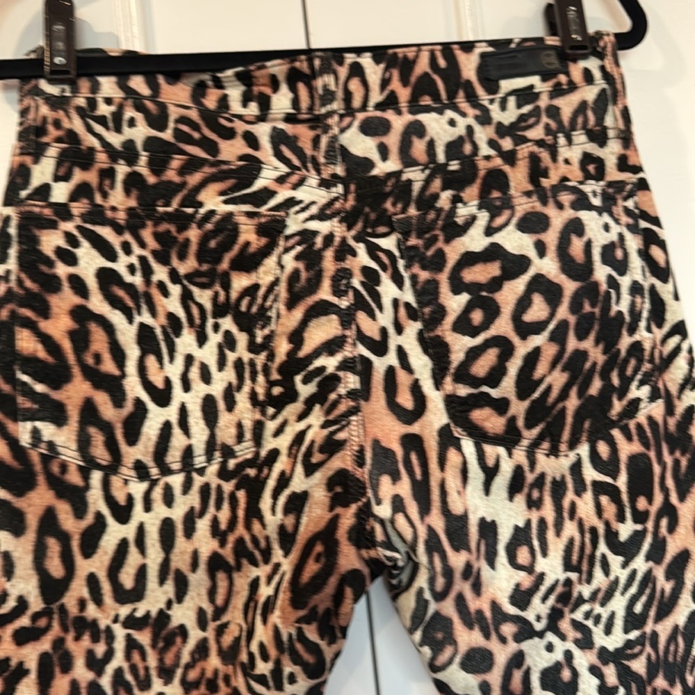 AG Adriano Goldschmed The Farrah Leopard Hi-Rise Skinny Ankle Jeans Size 30 - Picture 10 of 15
